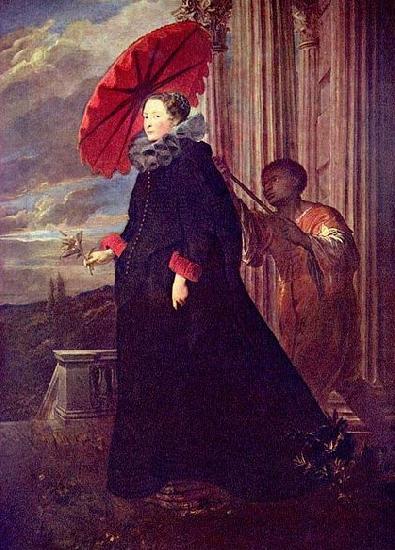 Anthony Van Dyck Portrat der Marchesa Elena Grimaldi, Gattin des Marchese Nicola Cattaneo. oil painting image
